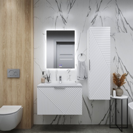 Тумба подвесная "БЛИСС-70 см" с 1 ящ. белая матовая (ум. Блисс-70 см.)