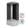 Душевая кабина Niagara Eco E100/70/40L/TN (100х70х215) высокий поддон(40см),стекло тонированное,4 места