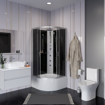 Душевая кабина Niagara NG 2508-14BKTG Без крыши