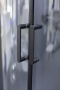 Душевое ограждение Niagara Nova NG-6814-08ВLACK (100х100х195) квадрат,черный,двери распашные,стекло прозрачное,1 место