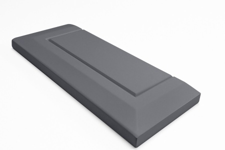 Тумба подвесная "КРИСТАЛЛ-80 см" с 1 ящ. графит матовая