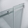 Душевое ограждение Grossman Classic 300.K33.04.8080.10.00 (80х80х195) квадрат,раздвижная,хром,стекло прозрачное, 2 места
