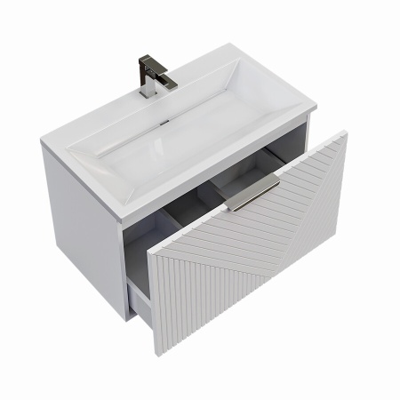 Тумба подвесная "БЛИСС-70 см" с 1 ящ. белая матовая (ум. Блисс-70 см.)