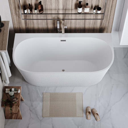 Ванна пристенная Grossman Cristal GR-17071M (170х80х58) цвет белый матовый,1 место