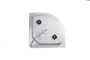 Душевая кабина Niagara Classic NG-6709-14F (100х100х215) высокий поддон(45см),черный,стекло прозрачное,4 места