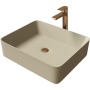 Раковина Grossman GR-3016BEM 48см бежевый матовый