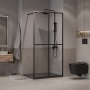 Душевая перегородка Niagara Nova NG-686-90BLACK (90х195) черный матовый,стекло прозрачное,1 место