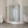 Душевая кабина Niagara Eco E120/80/26L/MT (120х80х215) средний поддон(26см),стекло матовое,4 места