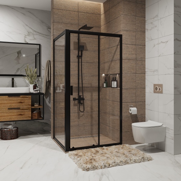 Душевое ограждение Niagara Nova NG-82-10AB-A70B 100x70x195 прямоугольник, дверь раздвижная