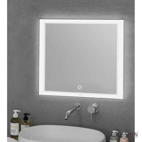 Зеркало Grossman Sirius 800*700 с сенсорным выключателем