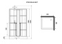 Душевая кабина Niagara Standart ST90/15QL/KL/BKT (90х90х225) низкий поддон(15см),черный,стекло прозрачное,3 места