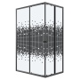 Душевое ограждение Niagara Eco NG-1012-14QBLACK (120х80х190) прямоугольник,раздвижное,черный,стекло мозаика,1 место