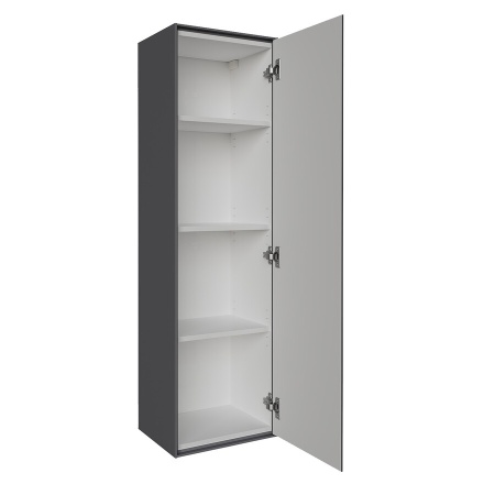 Пенал подвесной "КРИСТАЛЛ-35 см" универсальный графит матовый