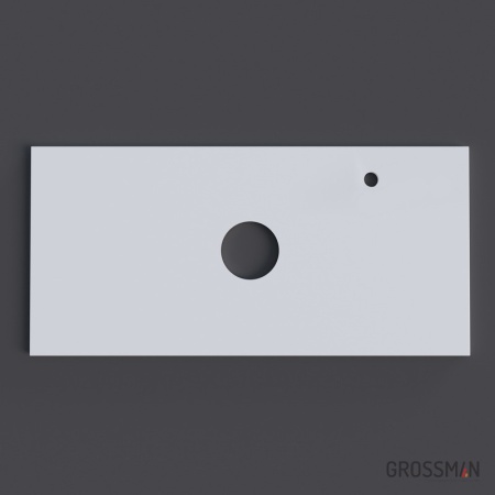 Столешница Grossman ФЛАЙ-100 см белая