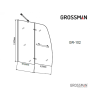Шторка для ванны Grossman GR-102