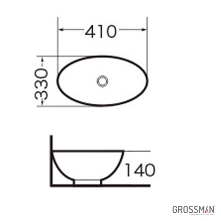 Раковина Grossman GR-3018