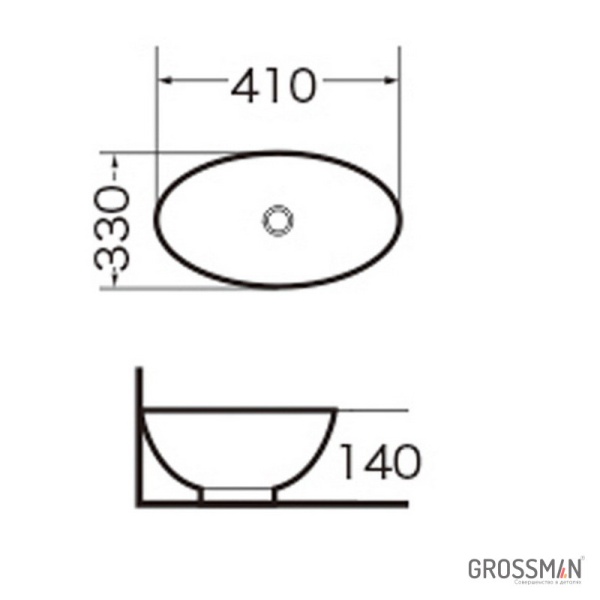 Раковина Grossman GR-3018
