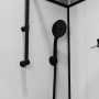 Душевая кабина Niagara Standart ST120/80/15QL/KL/BKT (120х80х225) низкий поддон(15см),черный,стекло прозрачное,3 места