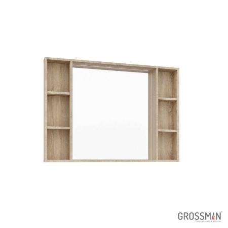 Зеркало Grossman ФЛАЙ-100 см дуб сонома