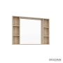 Зеркало Grossman ФЛАЙ-100 см дуб сонома