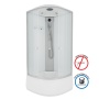Душевая кабина Niagara Eco E80/40/MT (80х80х215) высокий поддон(40см),стекло матовое,4 места