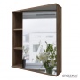 Шкаф-зеркало Grossman ФОРТА-60 см темный дуб галифакс