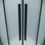 Душевое ограждение Grossman Galaxy 300.K33.01.9090.21.02 (90х90х195) квадрат,раздвижная,черный матовый,стекло шиншилла, 1 место