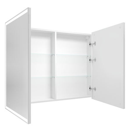 Шкаф-зеркало "МЕРКАДО-100 см" универсал. с LED подсветкой