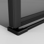 Душевое ограждение Niagara Nova NG-2832-34BLACK (100х100х195) квадрат,черный матовый,дверь распашная,стекло тонированное,1 место