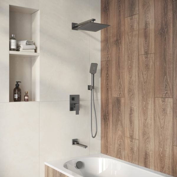 Душевая система скрытого монтажа Grossman Style 501.K35.05.420 графит сатиновый,1 место