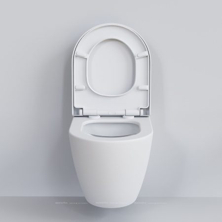 Сиденье для унитаза Ambassador Queen 112T20101 толстое белое матовое