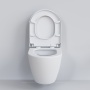 Сиденье для унитаза Ambassador Queen 112T20101 толстое белое матовое