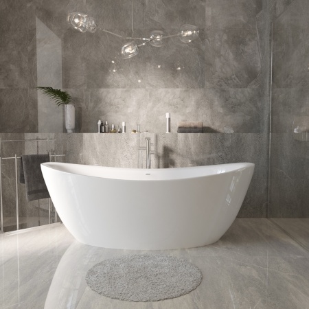 Ванна отдельностоящая Grossman Galaxy GR-1402 (180х85х65) цвет белый,1 место