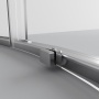 Душевое ограждение Niagara Nova NG-6626-34 (90х90х195) четверть круга,хром,двери раздвижные,стекло прозрачное,1 место