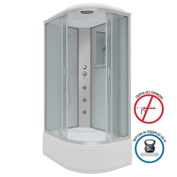 Душевая кабина Niagara NG 2310-14LG Левая гидромассажная