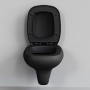 Унитаз Diamond 123T20201R (530*405*375) МАТОВЫЙ ЧЕРНЫЙ подвесной БЕЗОБОДКОВЫЙ, 1место