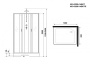 Душевая кабина Niagara NG 43295-14QBKT Без крыши