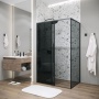 Боковая стенка Grossman Galaxy 200.K33.01.100.21.10 (100х195) черный матовый,стекло тонированное, 1 место