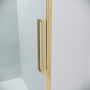 Душевое ограждение Grossman Cosmo 100.K33.02.120.32.00-200.K33.02.80.32.00 (120х80х195) раздвижная,золото сатин,стекло прозрачное,2 места