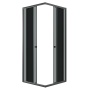Душевое ограждение Niagara Eco NG-1009-14QT (90х90х190) квадрат,раздвижное,черный,стекло тонированное,1 место