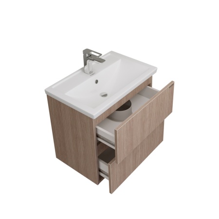 Тумба подвесная "ЮНИТ-60 см" с 2-я ящ. кадена вуд (ум.Фостер-60)