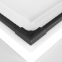 Душевое ограждение Niagara Nova NG-2828-34BLACK (80х80х195) квадрат,черный матовый,двери раздвижные,стекло тонированное,1 место