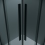 1/2 душевого ограждения Grossman Galaxy 1/2.K33.01.90.21.10 (90х195) черный матовый,стекло тонированное,1 место