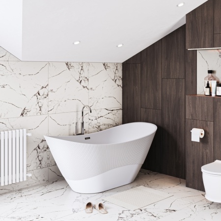 Ванна отдельностоящая Grossman Galaxy GR-2104M (170х75х72) цвет белый матовый,1 место