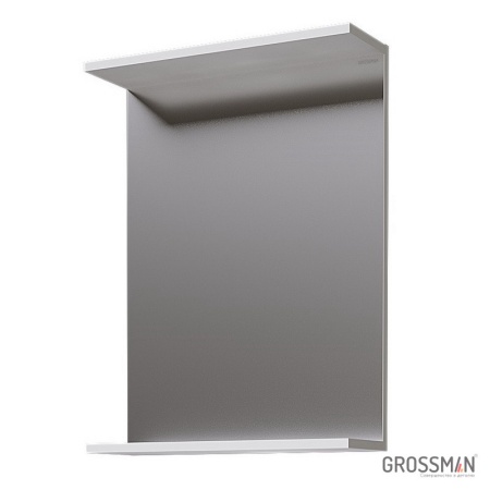 Зеркало Grossman КРИТ-ЭКО 50 см с полкой
