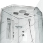 Душевая кабина Niagara Lux 7701DM Мрамор