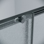 Душевое ограждение Grossman Style 100.K33.05.110.21.02-200.K33.05.90.21.02 (110х90х195) раздвижная(левая),черный матовый,стекло шиншилла,2 места