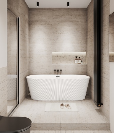 Ванна отдельностоящая Grossman Forta GR-27021 (170х75х58) цвет белый,1 место