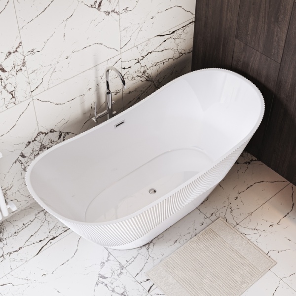 Ванна отдельностоящая Grossman Galaxy GR-2104 (170х75х72) цвет белый,1 место