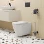 Сиденье для унитаза Ambassador Queen 112T20001 Белое глянцевое с Микролифтом